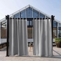Wholesale Curtain Drapes Waterproof Outdoor Blackout Curtains For Patio Garden Front French Door Porch Gazebo Treatment Window Bedroom