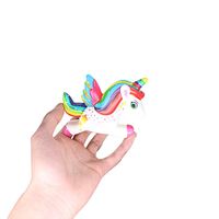 Wholesale Unzip toys Kawaii Colorful Unicorn Pegasus Squishy Slow Rising Bread Scent Soft Squeeze Toy Stress Relief Simulation FunKid Gift CCF5621