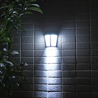 Wholesale Solar wall lamp Lantern Outdoor Sconce Solars K K RGB IP night light Garden lights crestech