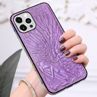 Wholesale Diamond Shockproof Phone Cases For iPhone Pro Max X Xs Xr Plus Angel Wings Protective Cover