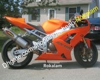 Wholesale For Kawasaki Ninja ZX6R ZX R ZX R Motorcycle Aftermarket Kit Fairing Set Orange Injection molding
