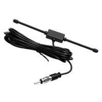 Wholesale Car GPS Accessories X Black Universal Boat Stereo AM FM Dipole Antenna Adhesive Mount Glass Radio
