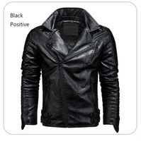Wholesale Men s leather jacket loose large size PU warm racing suit locomotive stitching jackets all match autumn and winter new clothing