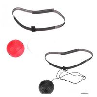 Wholesale Boxing Exercise Ball Adult Fighting Ball Boxing Equipment With Head Band For Reflex Speed Training Punch jllHRp ladyshome