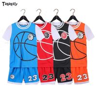 Wholesale NEW Basketball jersey boys girls sportswear kids sports suits casual basketball unifrom clothes throwback Sport shirts shorts