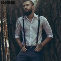 Wholesale Suspenders Leather Harnas Pastel Goth Bdsm Man Bondage Breastband Look Slim Belts For Men Ddlg Femdom Erotic Porno Sexy Hot rave Outfit J0721