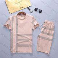 Wholesale Mens Beach Designers Tracksuits Summer Suits ss Fashion T Shirt Seaside Holiday Shirts Shorts Sets Man S Luxury Set Outfits Sportswears
