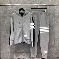 Wholesale Hoodies Dongguan Dai Tb Zipper Cardigan Men s and Women s Couple s Sweater Hooded Front Back Split
