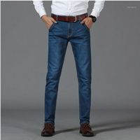 Wholesale Men s Winter Thick Thermal Jeans Fleece Lined Denim Pants Stretchy Trousers Jogger Hip Hop Streetwear Plus Size