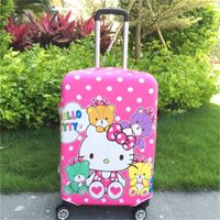 Wholesale 1 Cartoon Melody Twin Stars Girl Travel Luggage Dust Proof Elastic Cover For Inch T200506