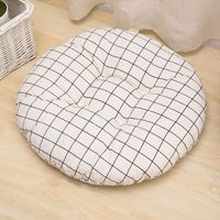 Wholesale Cushion Decorative Pillow Office Durable Seat Chair Cushion Printed Easy To Clean Simple Geometry Lightweight Soft Thickening Cotton And Lin