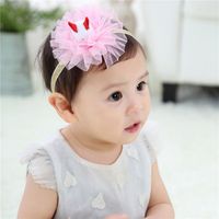 Wholesale Hair Accessories Baby Floral Crown Headband D Flower Wreath Bands Toddler Infants Girls Handmade DIY Headwear