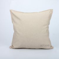 Wholesale UCFOSVB cm Sublimation Blank Pillow Case Pocket Cotton Linen Solid Color Pillow Cover DIY Cushion Cover Pillows Cases