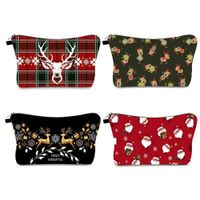 Wholesale 2021 Christmas Printed Children s Handbag Fashion Santa Cosmetic Bag Hand Bags Multifunctional Girls Travel Storage Bag Purse Totes G81RCAZ