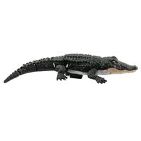 Wholesale 2 G remote control electric crocodile boat into the water high speed speedboat floating prank boy toy