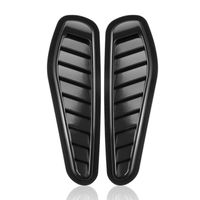 Wholesale 2pc Universal Car Styling Sticker ABS Decorative Air Flow Intake Bonnet Vent Cover Hood