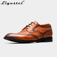 Wholesale Dress Shoes Patina Dyeing Oxfords Men Calf Leather Red Bottom Men s Shoe Business Wedding Italy Designer Mens Oxford1