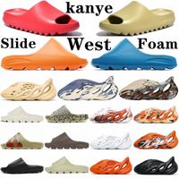 Wholesale Slides Slippers Sandals bone Resin Desert Sand foam runner Ararat Rubber fashion Summer season Brown Flat Men mens Women