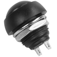 Wholesale Smart Home Control Black X M4 mm Waterproof Momentary ON OFF Push Button Round SPST Switch