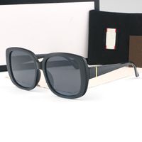 Wholesale Triple color frame sunglasses for women and men fashion luxury designer vintage oversized stylish woman sun glasses uv proof hd lens confortable