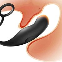Wholesale Nxy Anal Toys Wireless Remote Control Vibrators Two Pairs Penis Cock Rings Sex Toys for Men Plug Stimulate Prostate Massager Machine