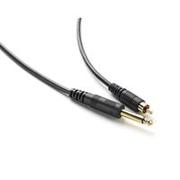 Wholesale Computer Cables Connectors M Mono mm Male To RCA Jack Audio Cable For Console Electric Guitar Mixing ConsoleLine
