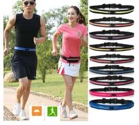 Wholesale Running Belt Bag Hiking Pocket Jogging Sport Runner Travel Belly Waist Pouch Fitness Outdoor Cycling Bum Bag for iPhone HWF13258