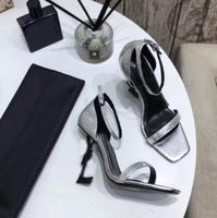Wholesale 2021 Luxury Designer Women Dress Shoes OPYUM Shoe Genuine leather high heels metal heel adjustable ankle straps Casual Fashion Top Quality With Box Size