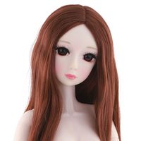 Wholesale 60cm BJD doll movable joints and D false eyelash medium long wig women s fashion body modification nude toys