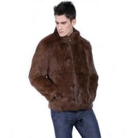 Wholesale Imitation men s mink jacket warm Haining artificial rabbit fur coat