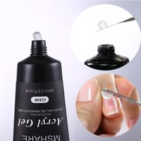 Wholesale MSHARE ml Poly Builder Crystal Gel Tips Nails Transparent French Manicure Set UV Builder Nail Extension