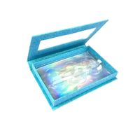 Wholesale 3 pairs set empty eyelash book magnetic eyelash package pairs lash case eyelash box can add tweezers