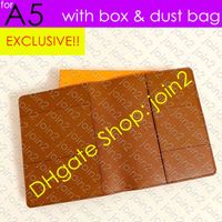 Wholesale R20100 Large DESK MEDIUM SMALL RING AGENDA COVER Designer Memo Planner Notebook Diary Protective Case Key Coin Card Passport Holder Wallet