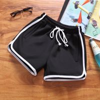 Wholesale Summer Men Sports And Leisure Shorts Couple Models Solid Color Cotton Beach Swimming Pants Asian Size S XL Men s