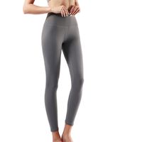 Wholesale LU K058 shaping Nude suit women s sportswear fitness high waist peach hip SEAMLESS NYLON yoga pants in Europe and America