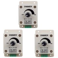 Wholesale 3 Pieces of DC12 V Amp PWM Dimming Controller Suitable for LED Lights Ribbon Lights Tape Lights