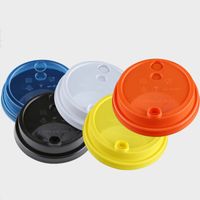 Wholesale Plastic Cup Lid Tea Drink Caliber Disposable Milk Cups Cover Juice Coffee Drinkware Lids PP Injection Molding Love Plug Frosted GWB12582