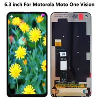Wholesale For Motorola Moto One Vision One Action Touch Panels Used to repair phone screen inch Top quality Incell Digitizer Replacement Assembly LCD screens Display