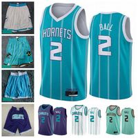 Wholesale Mens Draft Pick LaMelo Ball Jersey Mint Green Blue White New Edition City Basketball Shorts