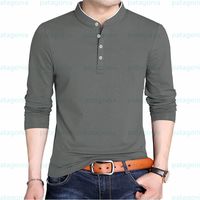 Wholesale Mens High Quality Long Sleeve Tops Man Solid Color Slim T shirts Men Plus Size Bottom Shirts USA Size S XL