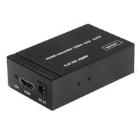 Wholesale Audio Cables Connectors Extender m m Over Ethernet Tcp ip Rj45 Cat5e Cat6 Splitter Transmitter Receiver For Hd DVD PS3