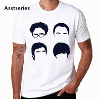 Wholesale The Big Bang Theory Sheldon Penny Men T Shirt Summer Short sleeve T shirt Fashion New Men T shirt HCP4564
