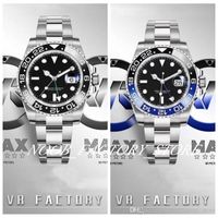 Wholesale Factory Sales Watch Super VRF L Steel Christmas Gift Automatic Cal Movement Black Blue Ceramic Bezel Watches Wristwatches