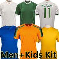 Wholesale 2021 Ireland Soccer Jerseys Away Orange Centenary th Irish Home HENDRICK ROBINSON COLEMAN DOHERTY PARROTT Men Kids Kit Football Shirts uniforms