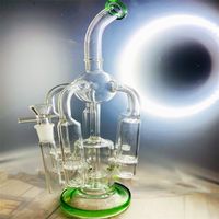 Wholesale Amazing feature glass hookah collector smoking pipe oil tapping rig with percs bowl mm male connector GB