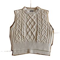 Wholesale INS Toddler kids twist knitted vest girls round collar sweater waistcoat baby boys casual tops spring children sleeveless pullover Q4252