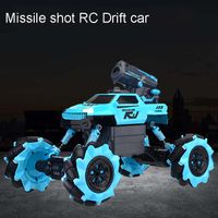 Wholesale 116 WD drift Climbing Monster RC Car missile bubble water shot Ghz Big Wheel Crawler Remote Control Off Road Racing Toy