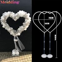 Wholesale Party Decoration set Heart Shape Balloon Arch Frame Kit DIY For Weddings Birthday Bachelorette Bridal Baby Shower Valentines Decor