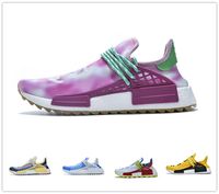 Wholesale promotion sale human running shoes Human Race Mens Casual Shoes Williams Sample Yellow Core Black Sport Designer Shoes Women Sneakers