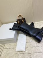 Wholesale Top designer high quality women new rain boots Martin shoes internal zipper size contains boxes and bags